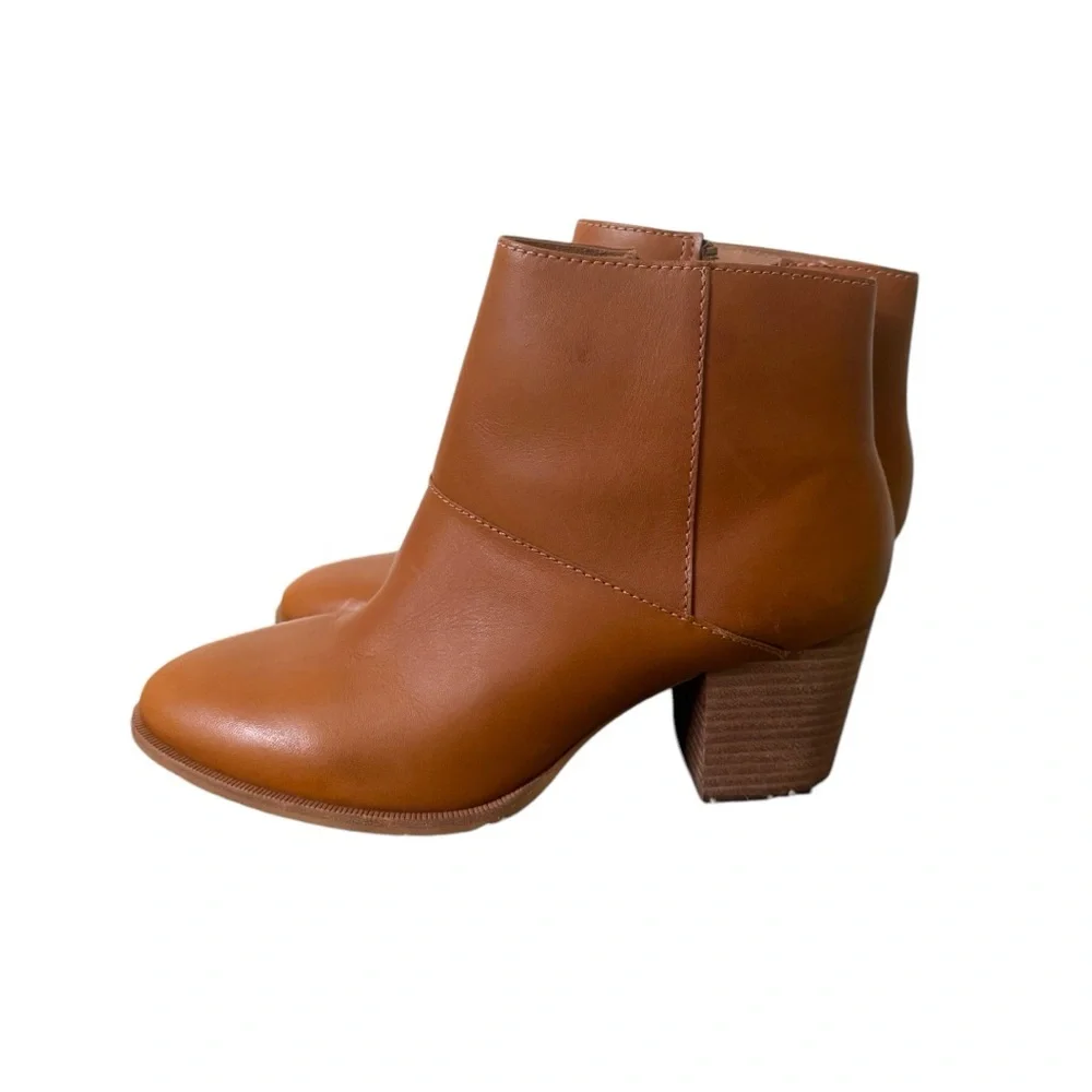 Madewell Tan leather Ankle Boots - Picture 1 of 6